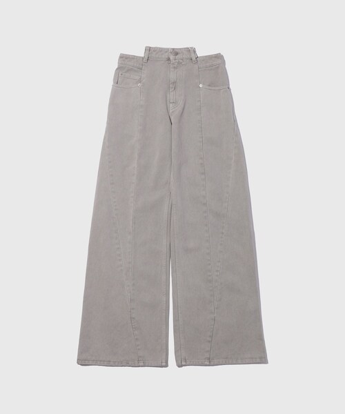 ADAM ET ROPE'(アダムエロペ)の「【Maison Margiela/メゾン マルジェラ】SPLICED DENIM JPN LIMITED(デニムパンツ・メンズ・ライトグレー・40/42/44)」の3枚目の写真