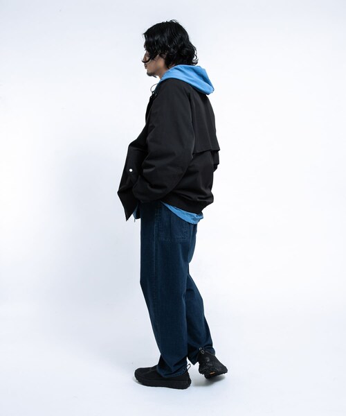 EKAL(エカル)の「SOLOTEXツイルスタンドジャケット(ブルゾン・メンズ・ネイビー/ブラック・M/L)」の10枚目の写真
