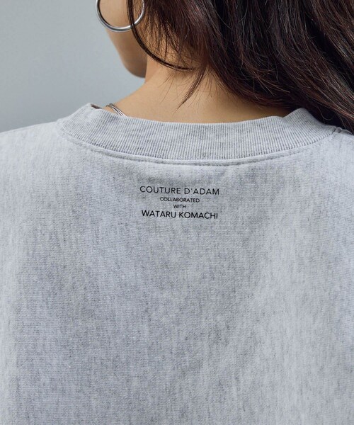 ADAM ET ROPE'（アダムエロペ）の「【COUTURE D'ADAM（クチュール ド アダム）】ビンテージスウェット photo（スウェット・レディース・グレー・38）」の18枚目の写真