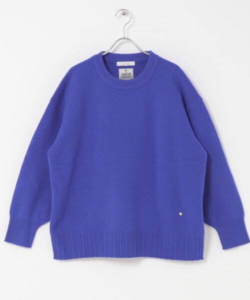 URBAN RESEARCH ROSSO（アーバンリサーチロッソ）の「F by ROSSO　ハミルトンクルーネックニット（ニット/セーター・レディース・L/GREIGE/GRAY/D/CHERRY/BLUE・FREE）」の3枚目の写真