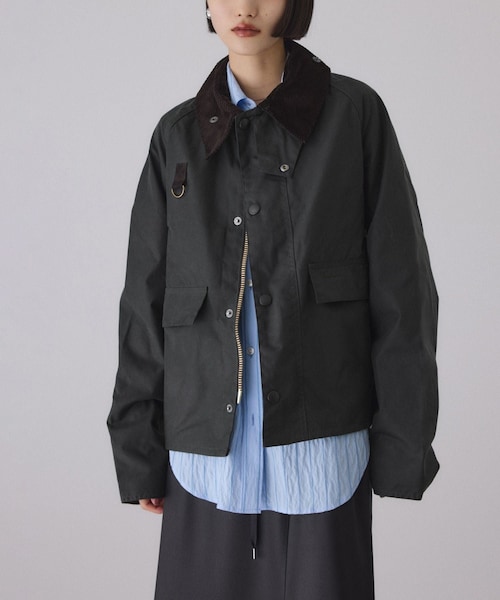 ADAM ET ROPE'(アダムエロペ)の「【J’aDoRe限定】【Barbour(バブアー)】SPEY WAX JACKET(その他アウター・レディース・ブラック/カーキ・M/S)」の5枚目の写真