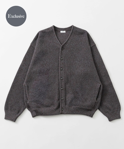 URBAN RESEARCH（アーバンリサーチ）の「『別注』crepuscule×URBAN RESEARCH　カーディガン（カーディガン/ボレロ・メンズ・BLACK/BROWN/BLUE・1/2）」の2枚目の写真