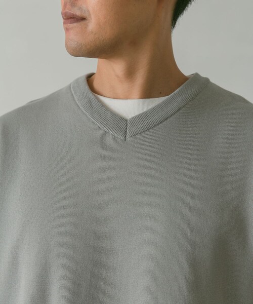 URBAN RESEARCH DOORS（アーバンリサーチドアーズ）の「ダブルフェイスVネックベスト（ベスト・メンズ・STEEL BLUE/GREIGE/BROWN/CHARCOAL・M/L）」の15枚目の写真