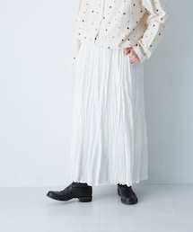 コットンクリンクルスカート