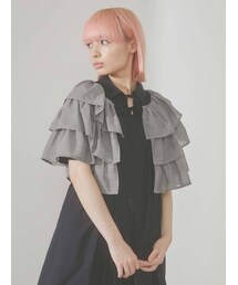 merry jenny | ruffleガーゼティアードガウン(Tシャツ/カットソー)