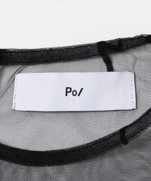 URBAN RESEARCH(アーバンリサーチ)の「PoI tulle top naminami(Tシャツ/カットソー・レディース・blk×blk/black・FREE)」の10枚目の写真