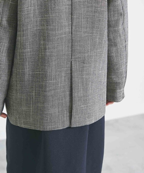URBAN RESEARCH ROSSO（アーバンリサーチロッソ）の「カラミダブルジャケット（テーラードジャケット・レディース・black×off/beige×off・36/38）」の14枚目の写真