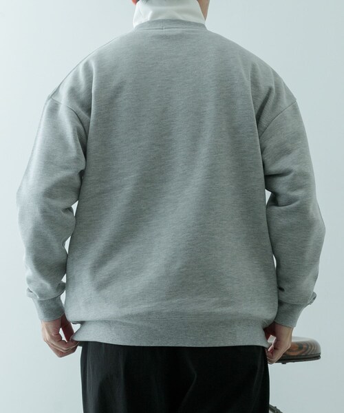 ITEMS URBANRESEARCH（アイテムズ アーバンリサーチ）の「クルーネックスエット fishing（スウェット・メンズ・OML/GRY/BLK・M/L）」の13枚目の写真