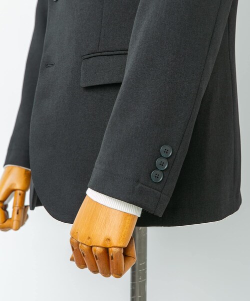 LIFE STYLE TAILOR　ブラッシュドツイルストレッチジャケット