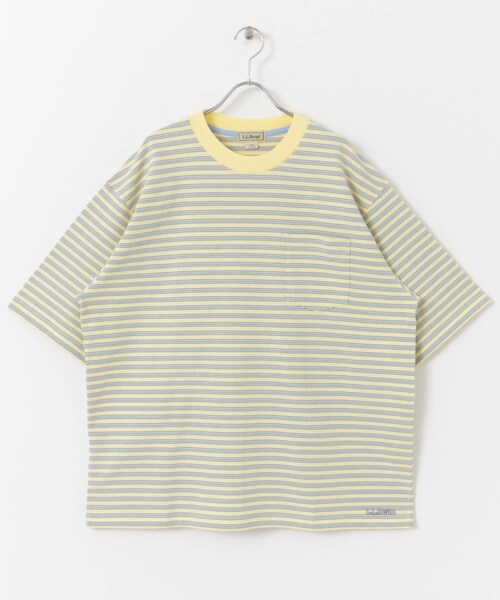 URBAN RESEARCH DOORS（アーバンリサーチドアーズ）の「L.L.Bean　Union Short-Sleeve StripedT-shirts（Tシャツ/カットソー・メンズ・Yellow/Sax/Wht/Grn/Birch/Wht/Pink/Navy/Sax/Teal/Plum/Teal・M/L/XL）」の8枚目の写真