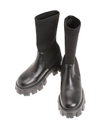 GYDA | ニットドッキングショートブーツ(ブーツ)