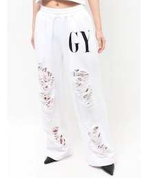 GYDA | GYDA×DC ダメージSPARKLE LOGOスウェットパンツ(スウェットパンツ)