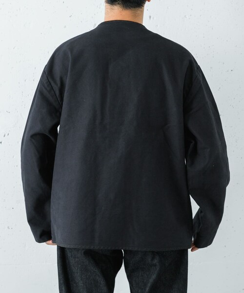 URBAN RESEARCH（アーバンリサーチ）の「PORTER CLASSIC　MLSKN HYBRID CARDIGN（カーディガン/ボレロ・メンズ・BLACK・2/3）」の4枚目の写真