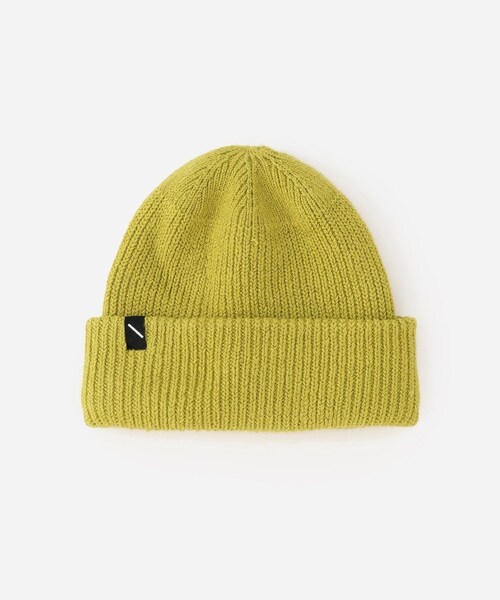 Saturdays NYC(サタデーズ ニューヨークシティ )の「SNYC Solid Beanie(ニットキャップ/ビーニー・レディース・ブラック/オリーブ/イエロー・F)」の6枚目の写真