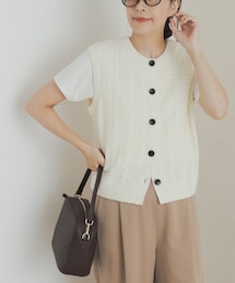 URBAN RESEARCH DOORS | ミニブークレニットベスト(ベスト)