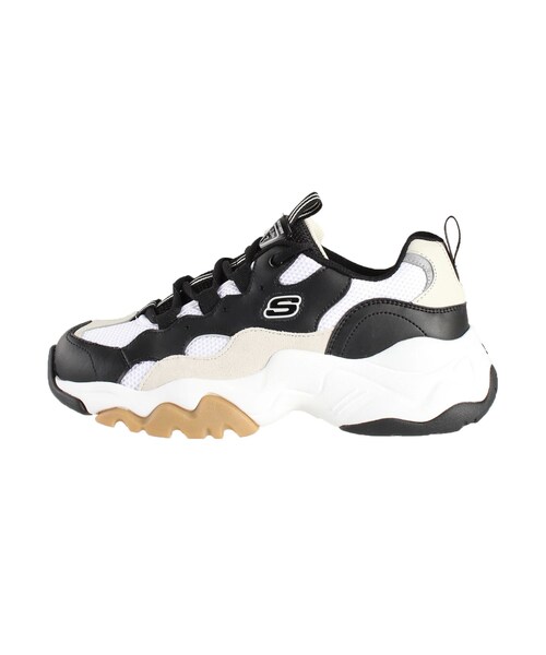 jouetie（ジュエティ）の「【スケッチャ-ズ】DLITES 3 HIGE ALER（スニーカー・レディース・ブラック/ベージュ・24/24.5/23.5）」の4枚目の写真