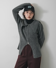 SENSE OF PLACE by URBAN RESEARCH | 『洗濯可』ドロップカラージップセーター(カーディガン/ボレロ)