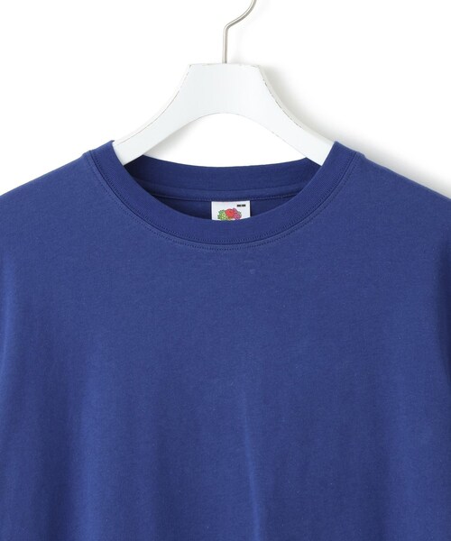 ADAM ET ROPE'(アダムエロペ)の「【HOMME girls×FRUIT OF THE LOOM】Classic Tee(Tシャツ/カットソー・レディース・ネイビー・S)」の4枚目の写真