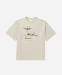 Saturdays NYC | Beach Chair Ozone Wash Relaxed SS Tee(Tシャツ/カットソー)