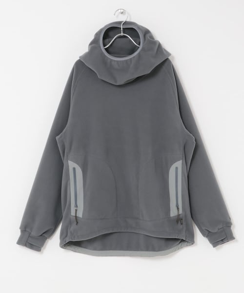 EKAL(エカル)の「POLARTEC FLEECE HOODIE(その他トップス・メンズ・ブラック/グレー・M/L/XL)」の2枚目の写真