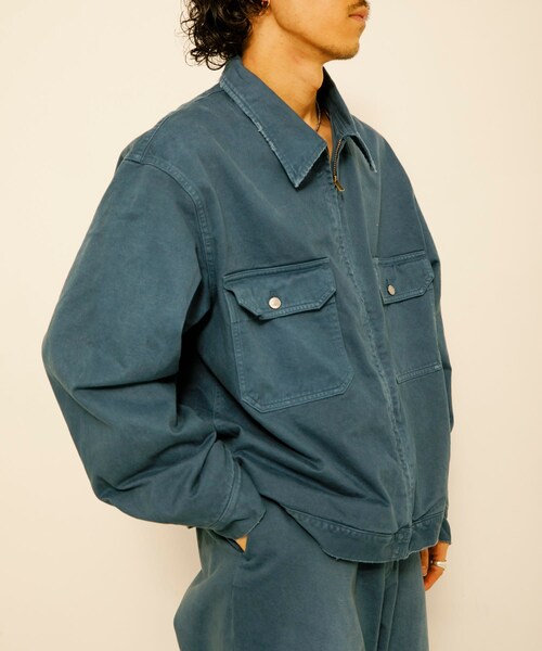 URBAN RESEARCH（アーバンリサーチ）の「A PRESSE　Vintage Work Jacket（カバーオール・メンズ・BLUE・2/3）」の7枚目の写真