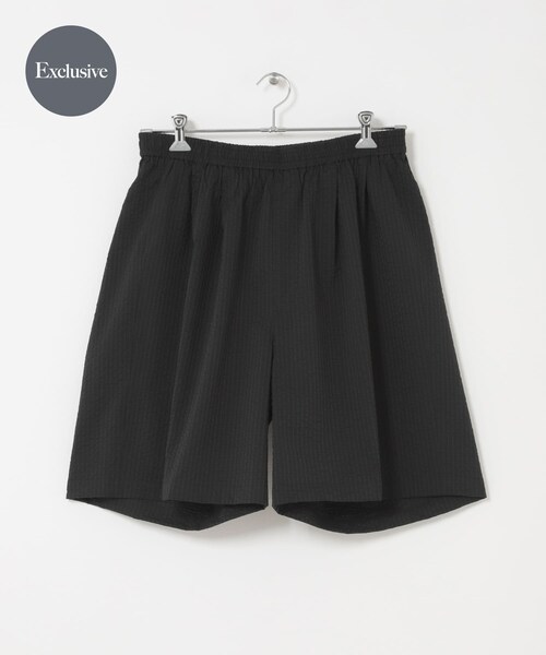 URBAN RESEARCH（アーバンリサーチ）の「『別注』NEAT×URBS　DOT'S SEERSUCKER TRUNKS（その他パンツ・メンズ・BLACK/BROWN・M/L/XL）」の4枚目の写真