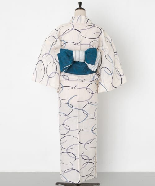 URBAN RESEARCH ROSSO（アーバンリサーチロッソ）の「浴衣 水紋（着物・メンズ・オフホワイト・FREE）」の7枚目の写真
