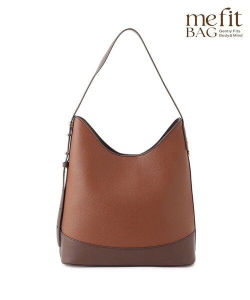 ROPE' PICNIC（ロペピクニック）の「me fit BAG ミドルプラス・ワンショルダーフィットバッグ（ショルダーバッグ・レディース・ブラック/キナリ/ブラウン系/カーキ系・F）」の5枚目の写真