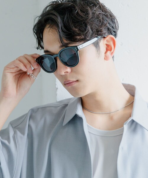 SENSE OF PLACE by URBAN RESEARCH(センスオブプレイスバイアーバンリサーチ)の「『ユニセックス』ボストンサングラス(メガネ・メンズ・BLACK/GRAY/YELLOW/CLEAR・one)」の8枚目の写真