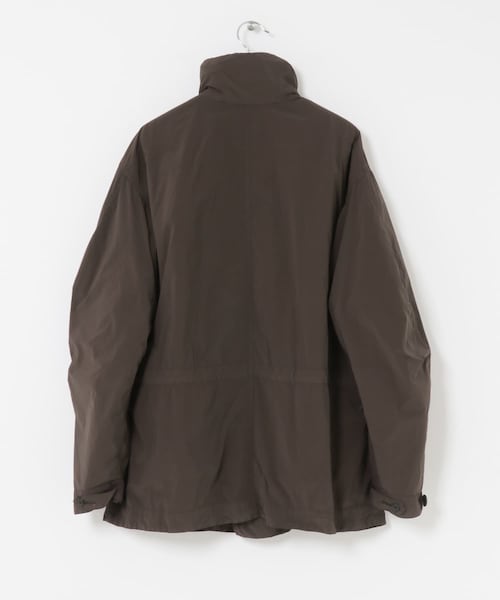 URBAN RESEARCH（アーバンリサーチ）の「ATON　AIR WEATHER SHORT MODS（モッズコート・メンズ・BLACK/BROWN・4/6）」の13枚目の写真