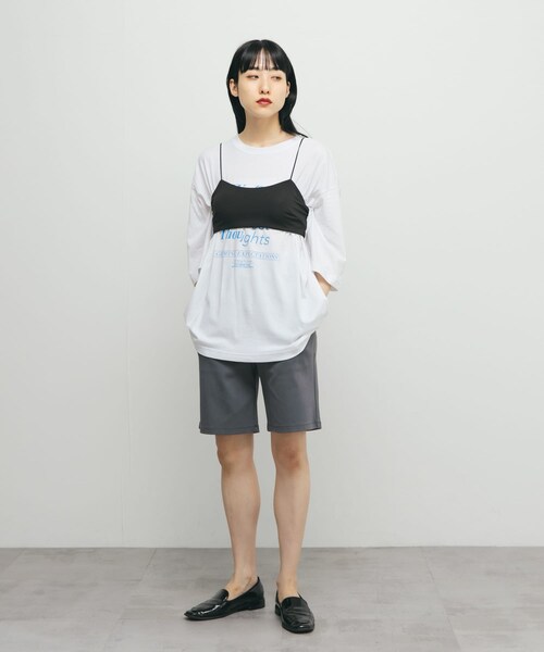 KBF（ケイビーエフ）の「シャーリングブラトップ（ブラジャー・レディース・IVORY/BLACK・one）」の19枚目の写真