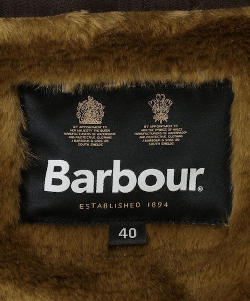 Barbour バブアーＳＬＦｕｒＬｉｎｅｒ　38 極美品 定価27,500円 Barbour バブアー SL FRONT ZIP FUR LINER VEST スリムフィット