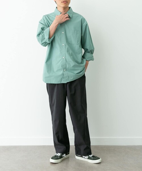 URBAN RESEARCH Sonny Label（アーバンリサーチサニーレーベル）の「リネンタッチポリエステルイージーパンツ（その他パンツ・メンズ・ブラック/チャコール/ネイビー・M/L）」の20枚目の写真