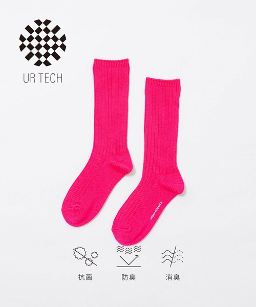 URBAN RESEARCH（アーバンリサーチ）の「『UR TECH』太リブソックス（その他アンダーウェア/インナー・レディース・CCL/BEG/PNK・22-24）」の3枚目の写真