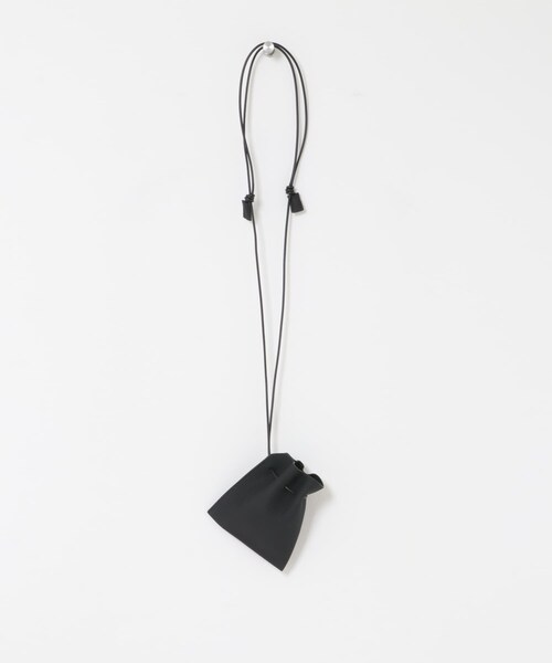 URBAN RESEARCH(アーバンリサーチ)の「ITTI HERRIE KINCHAKU POUCH(ポーチ・メンズ・BLACK/TAUPE・XXS)」の5枚目の写真