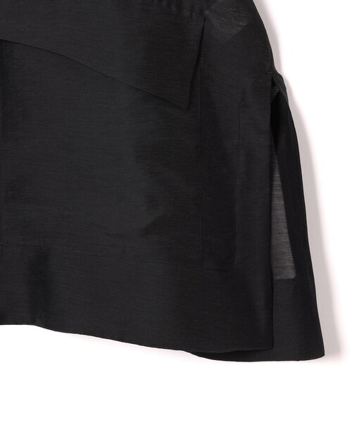 ADAM ET ROPE'（アダムエロペ）の「セルロースリネンオーバーシャツ（シャツ/ブラウス・レディース・ブラック/サックス/クリーム/ホワイト系・F）」の9枚目の写真