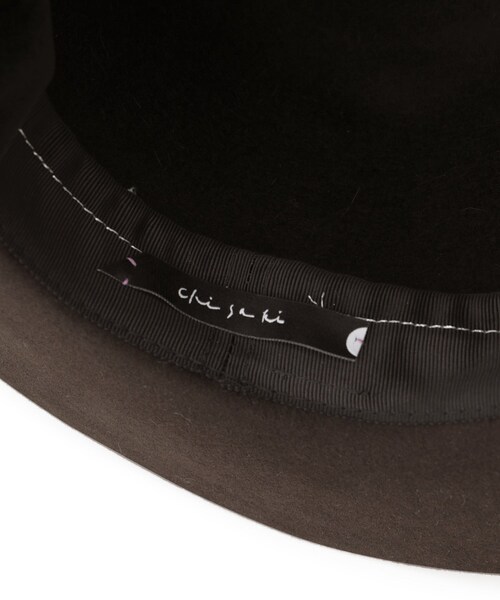 ADAM ET ROPE'(アダムエロペ)の「【chisaki(チサキ)】Nanaco/ナナコ(ハット・レディース・ブラック/ダークブラウン・F)」の15枚目の写真