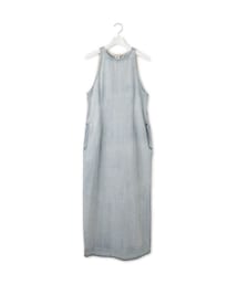 ADAM ET ROPE' | 【AURALEE（オーラリー）】FADED SELVEDGE LIGHT DENIM DRESS(ドレス)