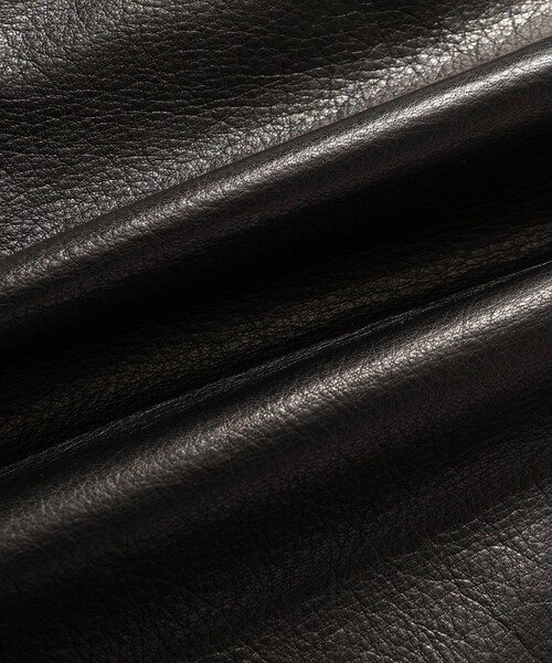 ADAM ET ROPE'（アダムエロペ）の「【A LEATHER/エーレザー】RUCKER JACKET(STANDARD)（ライダースジャケット・メンズ・ブラック・1/2/3）」の18枚目の写真