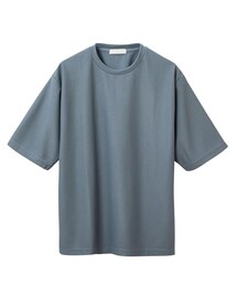 nissen | メッシュジャガード５分袖クルーネックＴシャツ(Tシャツ/カットソー)