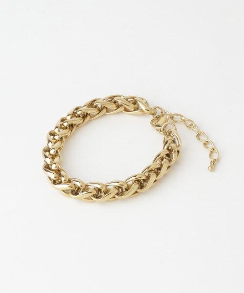 SENSE OF PLACE by URBAN RESEARCH（センスオブプレイスバイアーバンリサーチ）の「ツイストチェーンブレスレット（ブレスレット・メンズ・GOLD/SILVER・one）」の3枚目の写真
