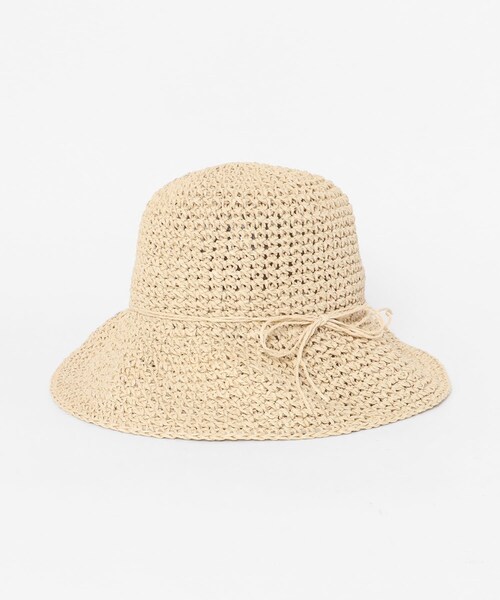 URBAN RESEARCH Sonny Label（アーバンリサーチサニーレーベル）の「折り畳みペーパーハット（ハット・レディース・キャメル/ベージュ・one）」の11枚目の写真