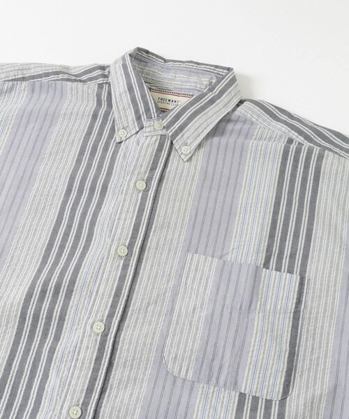 URBAN RESEARCH（アーバンリサーチ）の「FREEMANS SPORTING CLUB　CHRYSTIE SHIRT（シャツ/ブラウス・メンズ・グリーン/ブルー・S/M）」の12枚目の写真