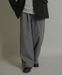 SENSE OF PLACE by URBAN RESEARCH | ジャージメルトンタックワイドパンツ(その他パンツ)