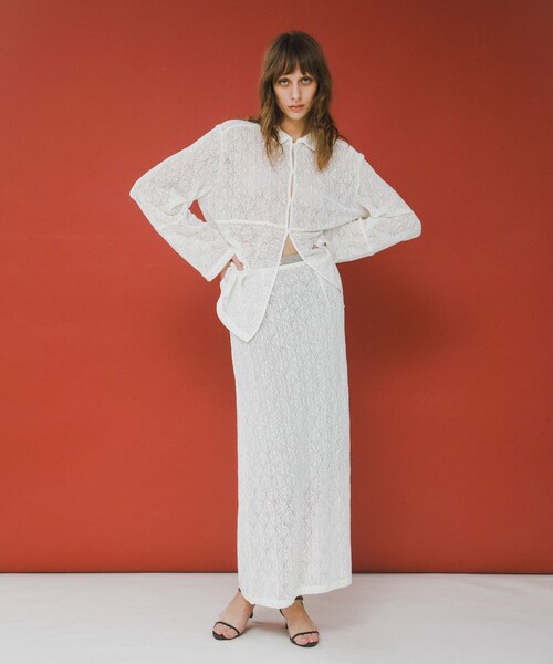 LAATO（ラート）の「melon lace shirts（シャツ/ブラウス・レディース・インク/サブレ/パール・Free）」の11枚目の写真