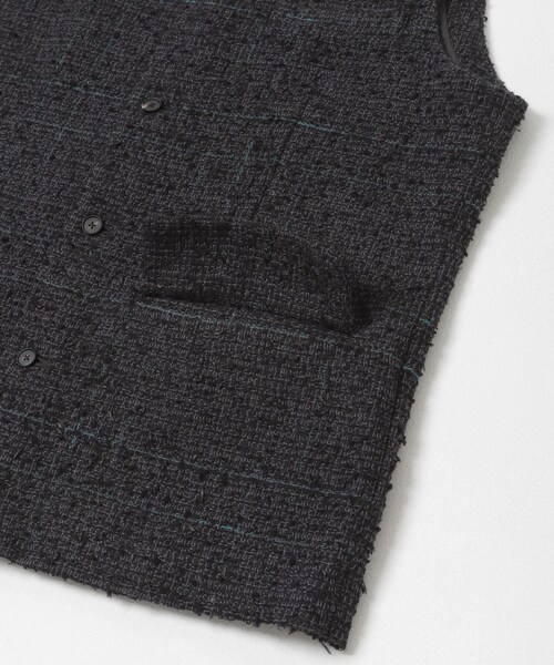 URBAN RESEARCH（アーバンリサーチ）の「SEEALL　STAND COLLAR GILET（ベスト・メンズ・BLK WATCH・3/4）」の7枚目の写真