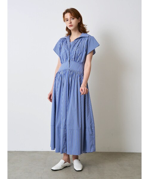ELENDEEK(エレンディーク)の「ROUND SLEEVE GATHER OP(ワンピース・レディース・ブラック/ブラウン/ミックス・1/2)」の19枚目の写真