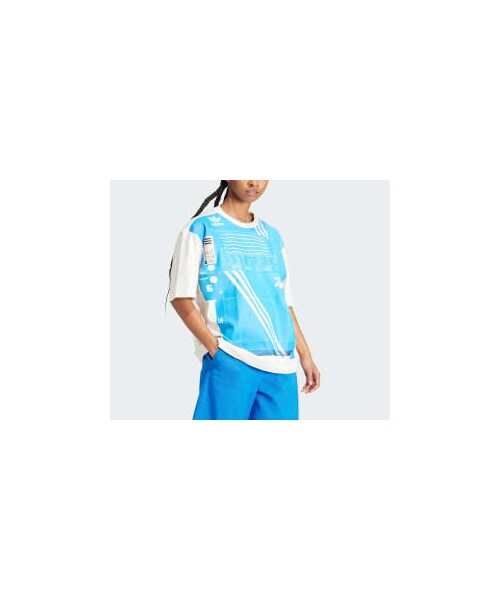 adidas（アディダス）の「KSENIASCHNAIDER デコンストラクト ボックスT