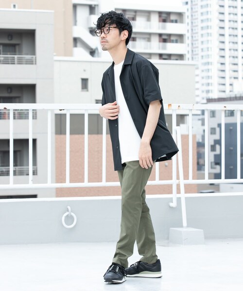 URBAN RESEARCH ROSSO（アーバンリサーチロッソ）の「『セットアップ対応』『XLサイズあり』クールキープショートスリーブシャツ（シャツ/ブラウス・メンズ・BEIGE/BLACK/NAVY/LIGHT GRAY・S/M/L/XL）」の19枚目の写真