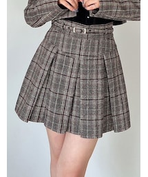 RESEXXY | プリーツミニスカート【セットアップ着用可能】(スカート)